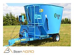 BESTAGRO Futtermischwagen Zamet 8m³ Komplett!!! Aufgabevorrichtung, Zweiganggetriebe, Beste Qualität!!!